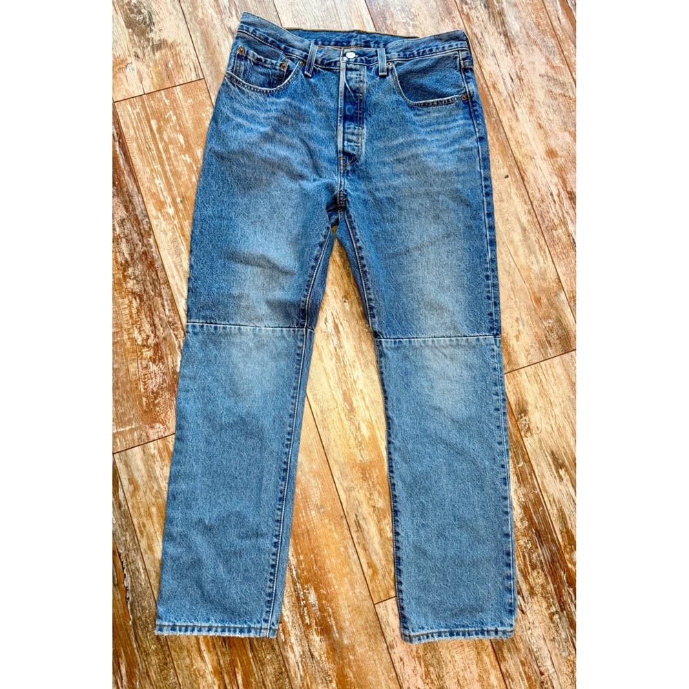 Levis 501 150th Anniversary Jeans Mens 31x30 Blue Button Fly 2023 Straight